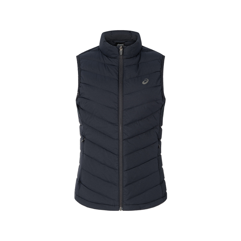 ASICS ASICS Down Vests Women's Black Stand Collar Moderate Other