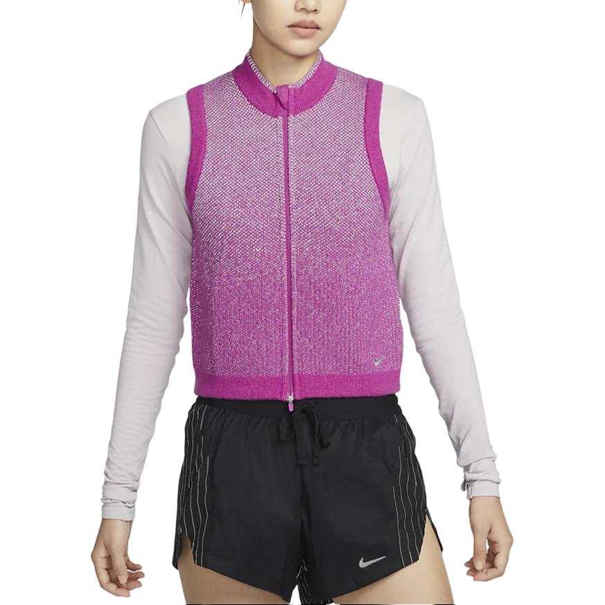 Nike Nike Therma FIT Running Division Vest Women's Hot Purple Red/Black