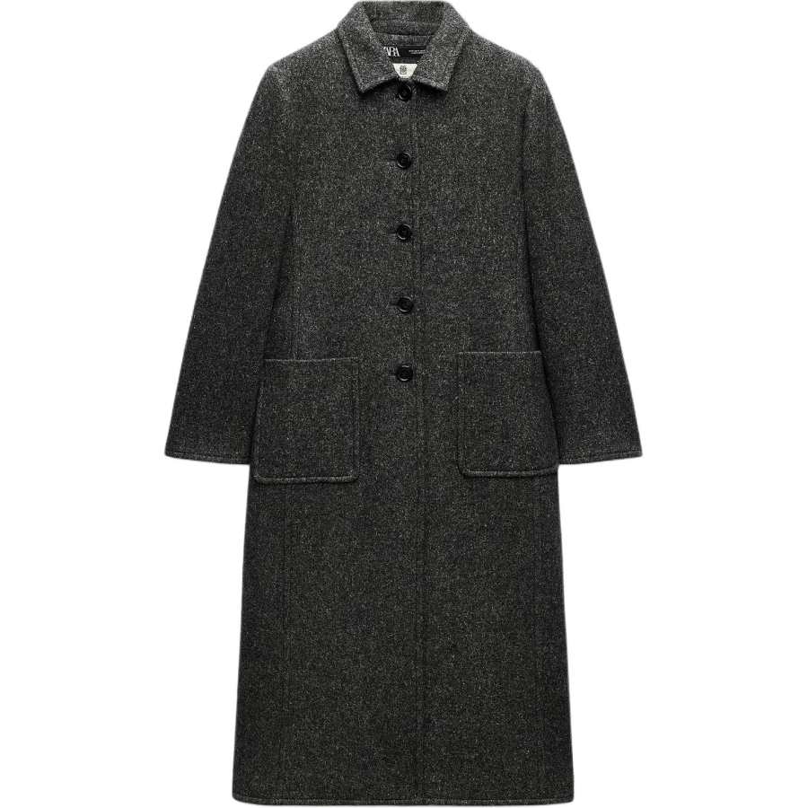 ZARA ZW Series Coat Women's Gray