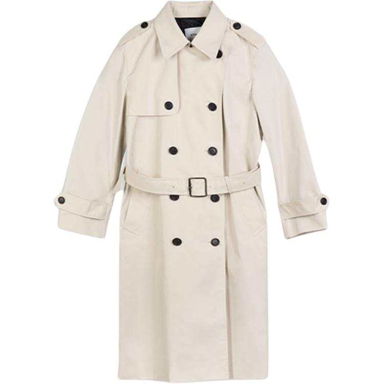 COACH SS25 Trench Coat Women's Light Umber