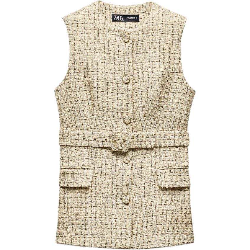 ZARA ZARA Vests Women's Multicolor Moderate Other