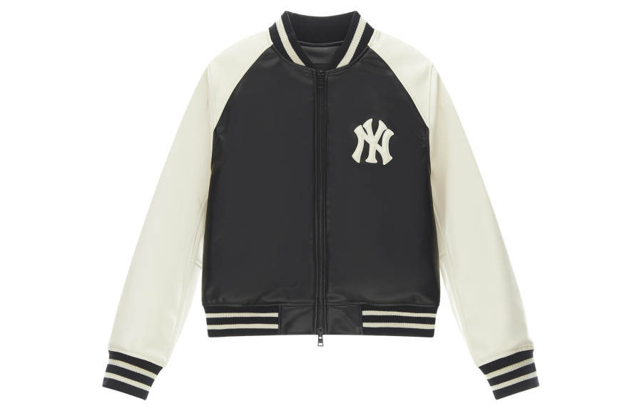 MLB New York Yankees MLB Preppy Style Collection Baseball Jacket Women's Black