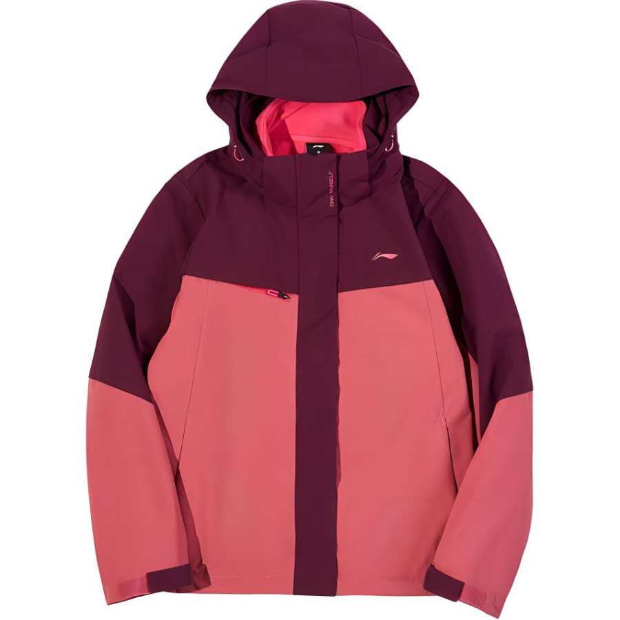 Li-Ning Li Ning Velvet feel Coat Women's Vivid Rose Red Twilight Purple