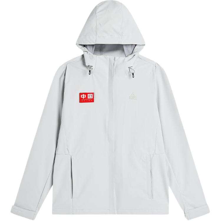 PEAK China Collection Trench Coat Women's Light Silver Gray