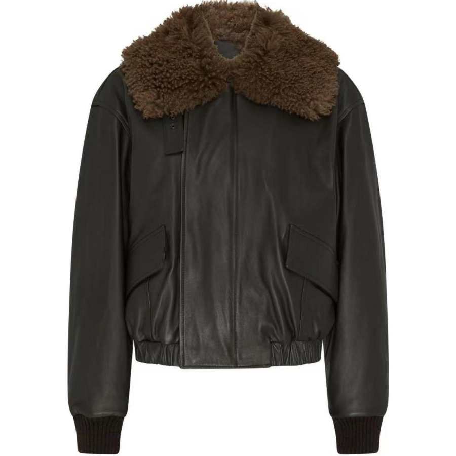 Lemaire Lemaire Zipped Leather Jacket