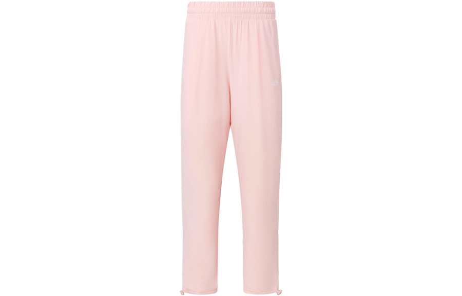 Adidas Adidas Casual Pants Women's Pink Moderate Wide Leg Pants