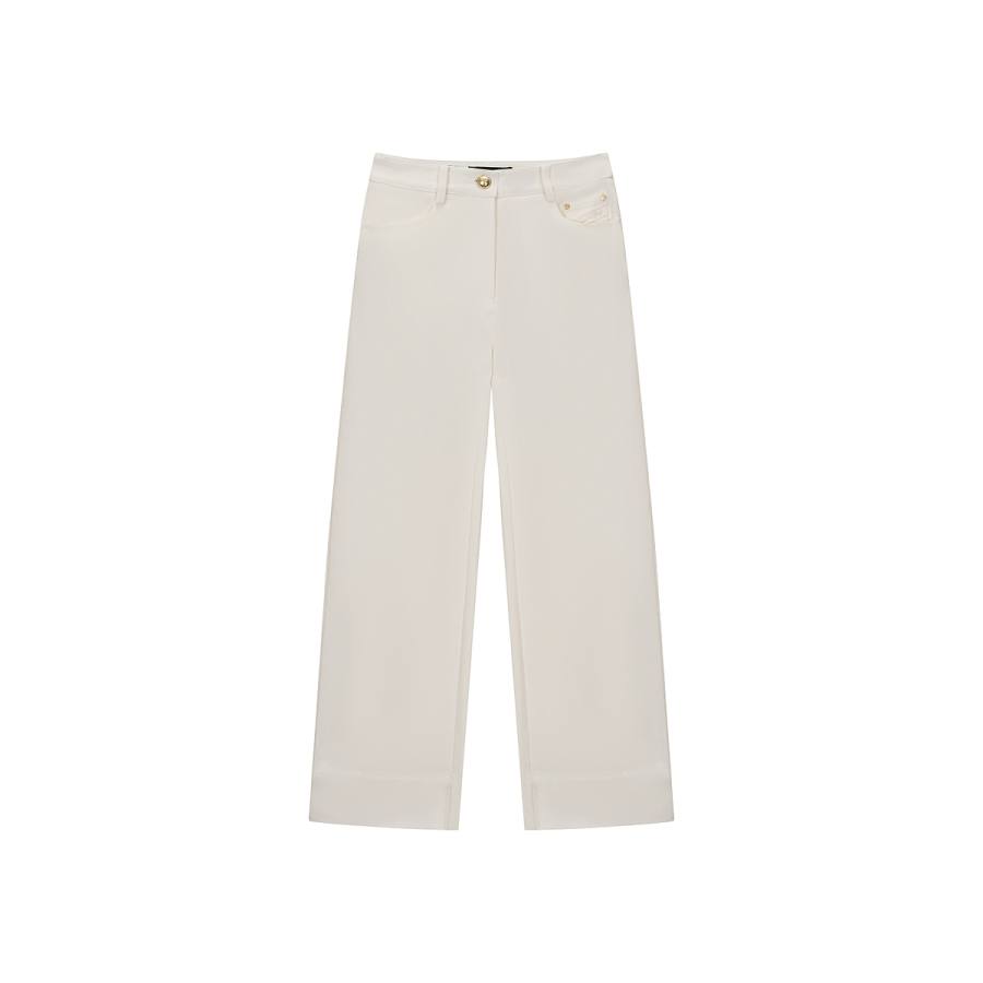 Teenie Weenie Casual Pants Women's Ivory White