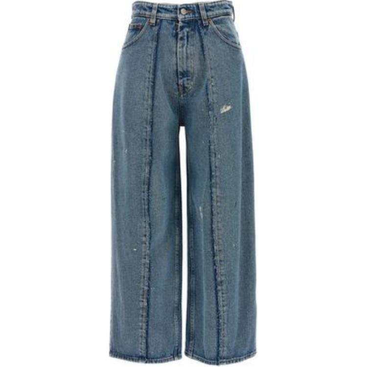 MM6 Maison Margiela SS24 Jeans Women's Light Blue