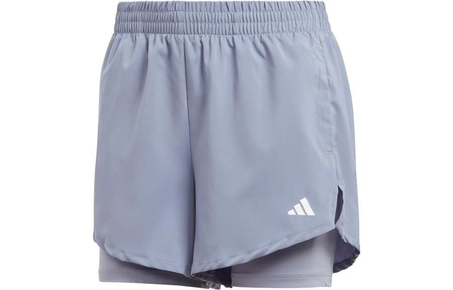 Adidas Adidas AEROREADY Casual Shorts Women's Silver Gray Violet Moderate