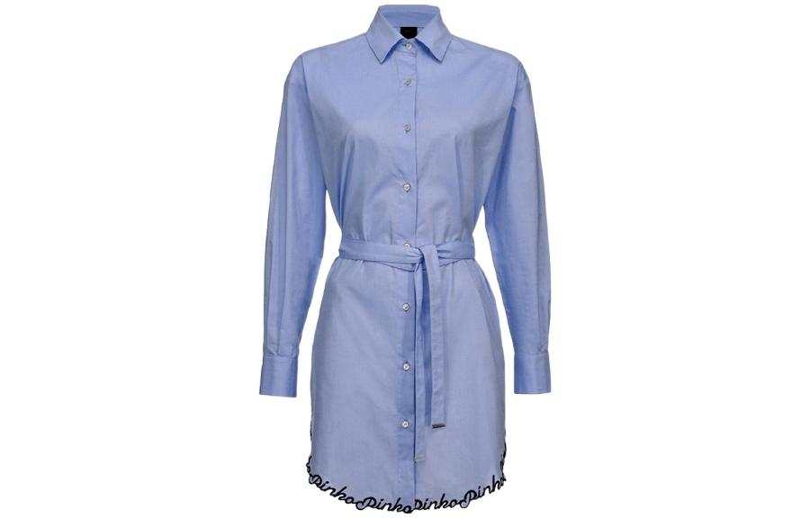 PINKO Long Sleeved Dress Women's Blue