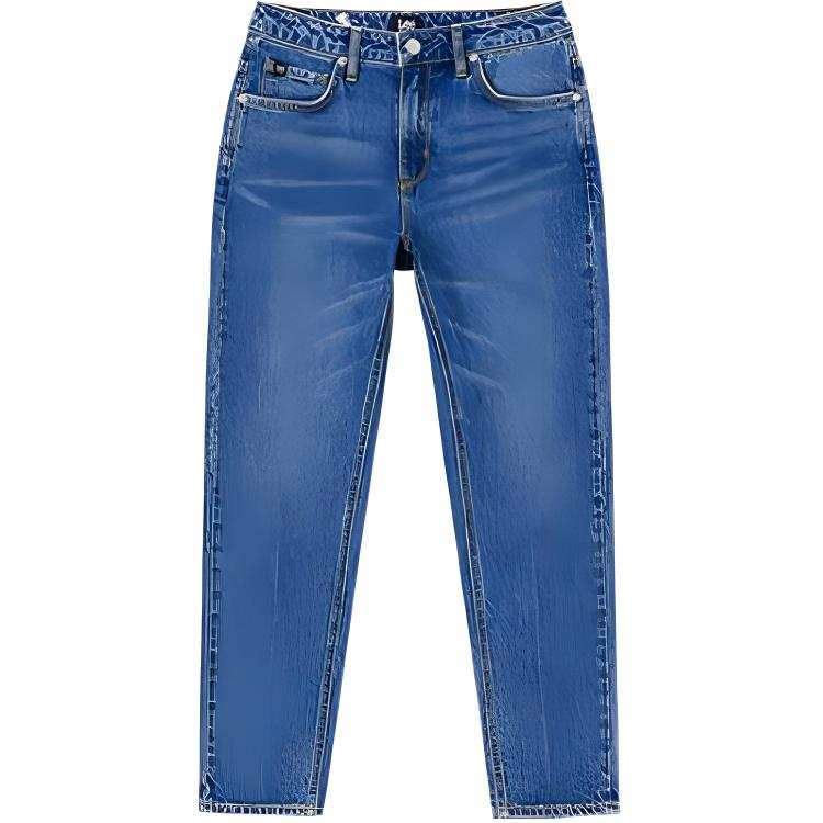 Lee Lee Jeans Women's Medium Blue Moderate Straight Fit Pants