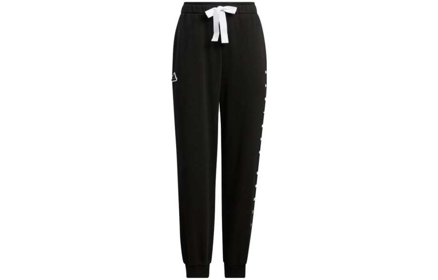 Adidas Adidas Knitted Sweatpants Japan Version Women's Black