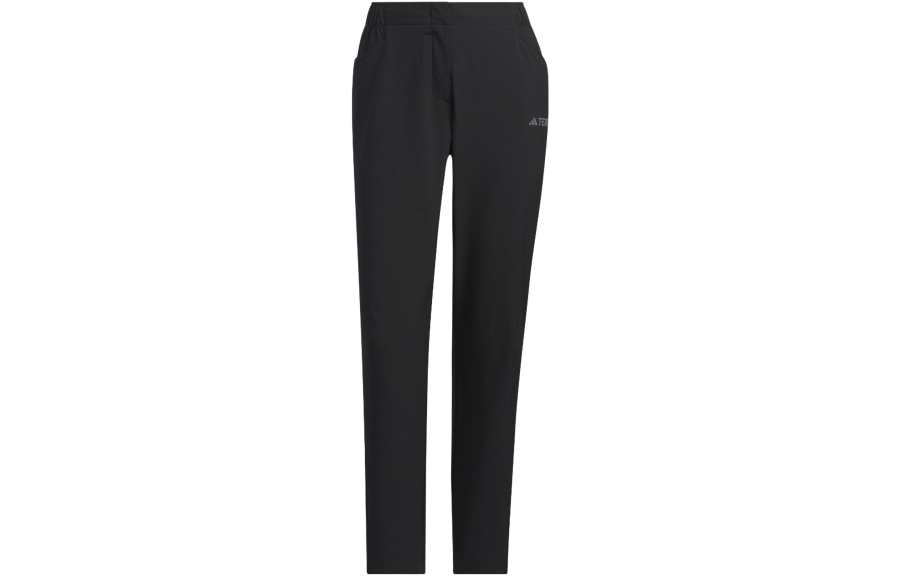 Adidas Adidas Knitted Sweatpants Women's Black Moderate Straight Fit Pants