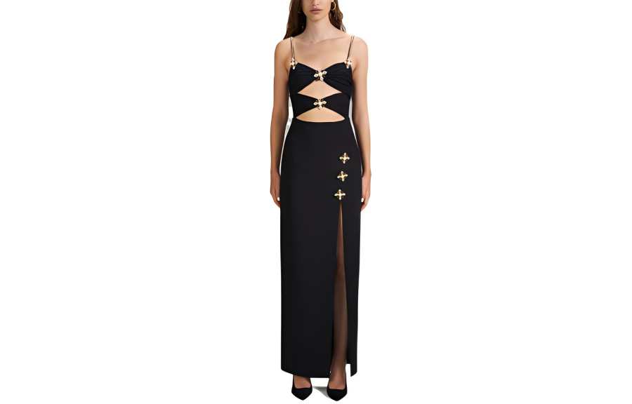 Self-portrait Self Portrait Sleeveless Dresses Women's Black Moderate
