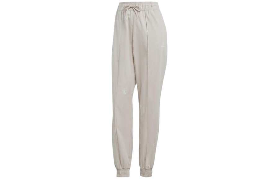 Adidas Adidas Knitted Sweatpants Women's Gray Brown Tan Moderate Other