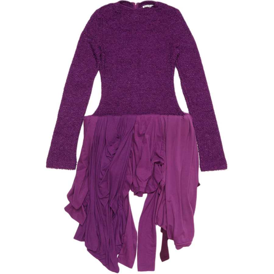 Acne Studios Acne Studios Long Sleeved Dress Women's Bright Purple