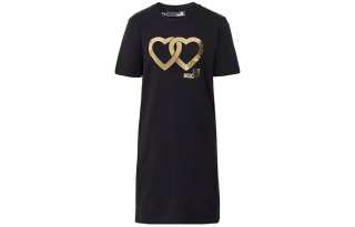 LOVE MOSCHINO Short Sleeved Dress Women's Black