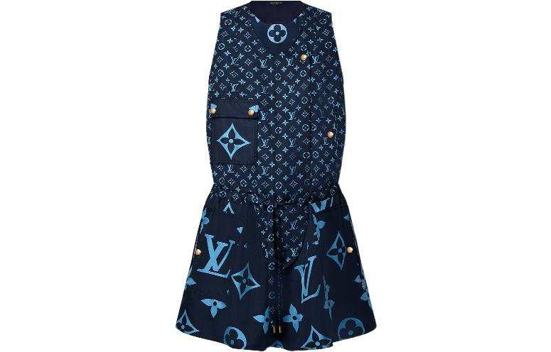 LOUIS VUITTON LOUIS VUITTON SS22 Sleeveless Dress Women's Blue