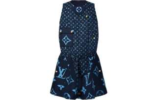 LOUIS VUITTON SS22 Sleeveless Dress Women's Blue
