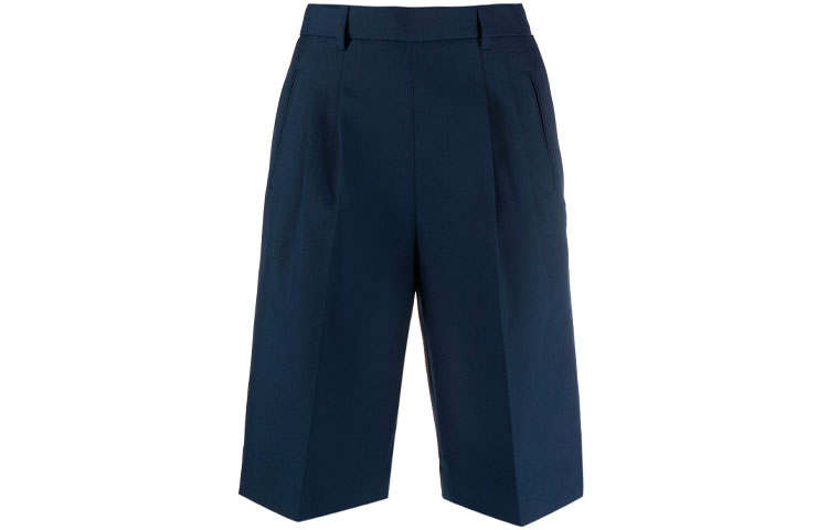 Maison Margiela Casual Shorts Women's Blue Moderate
