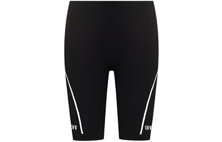OFF-WHITE OFF WHITE Athl Off Stamp Seaml Shorts Black/White