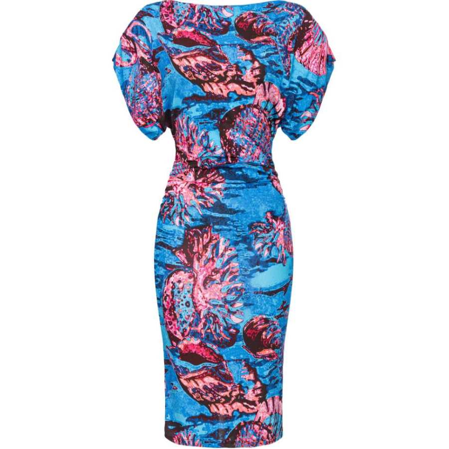 PINKO SS24 Short Sleeved Dress Women's Multicolor