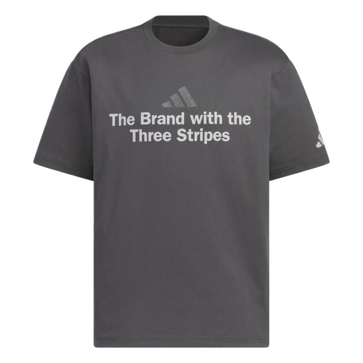Adidas Adidas GFX T Shirt Men's Solid Gray