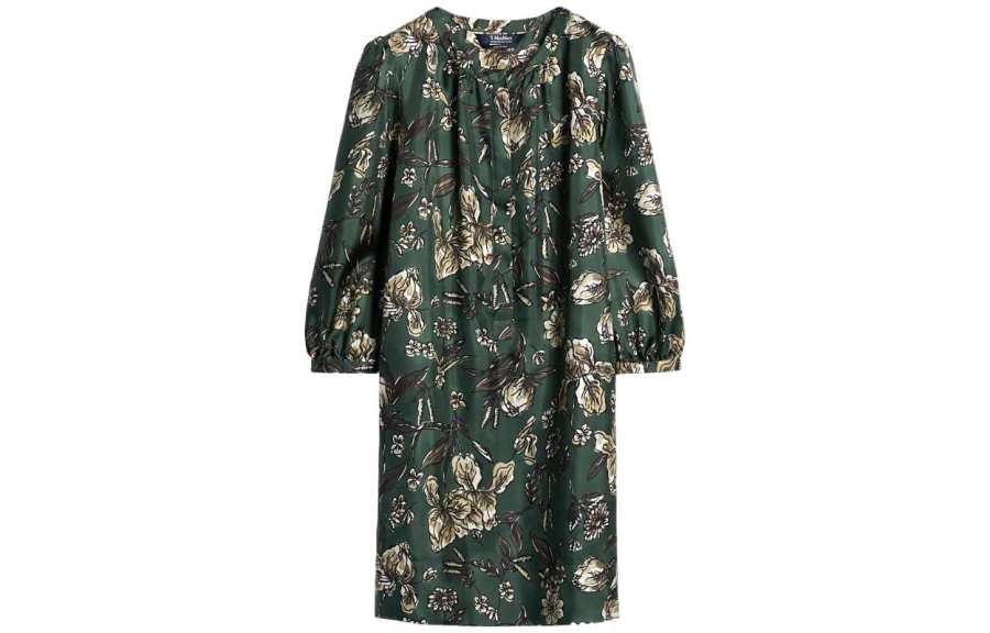'S MAX MARA Long Sleeved Dress Women's Sage Green