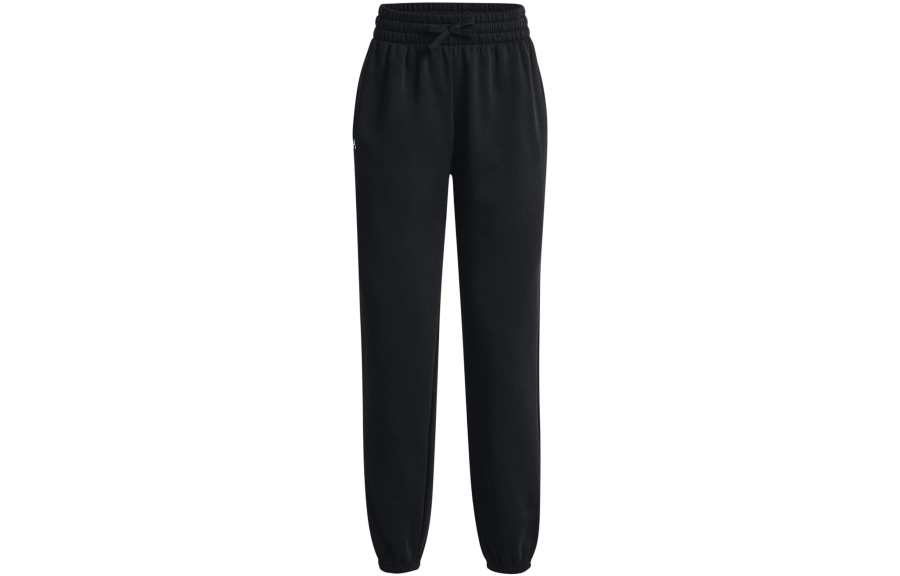 Under Armour Knitted Sweatpants Women's Black Moderate Tapered Pants