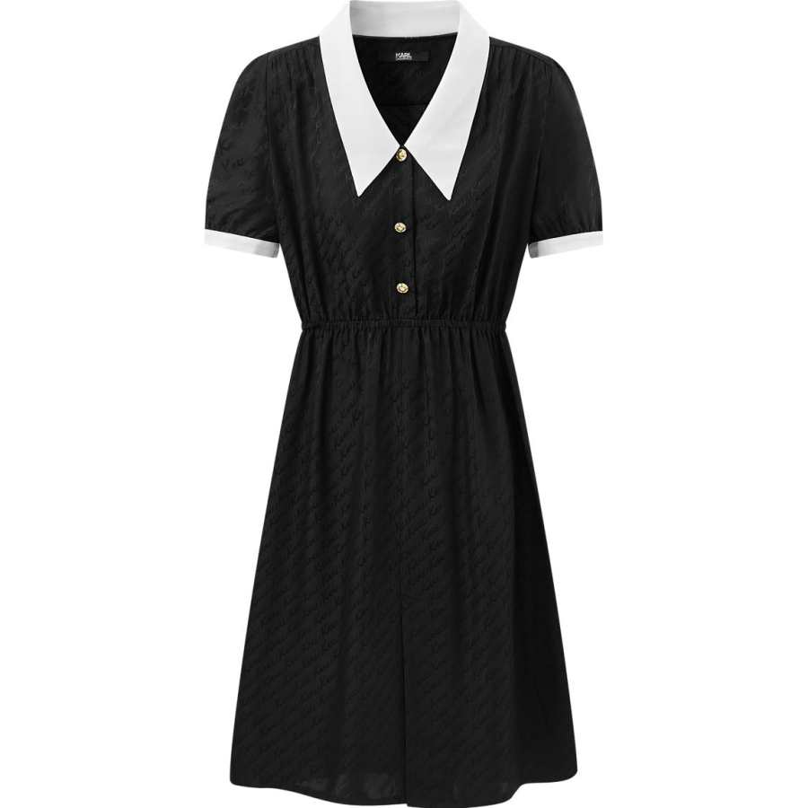 KARL LAGERFELD / Karl Lagerfeld Jeans Short Sleeved Dress Women's Black