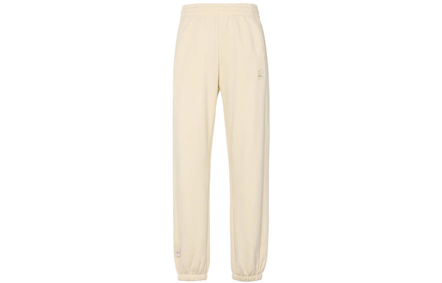 Li-Ning Li Ning Sports Life Collection Solid Color Thickened And Fleece Lined Elastic Waistband With Elastic Cuff