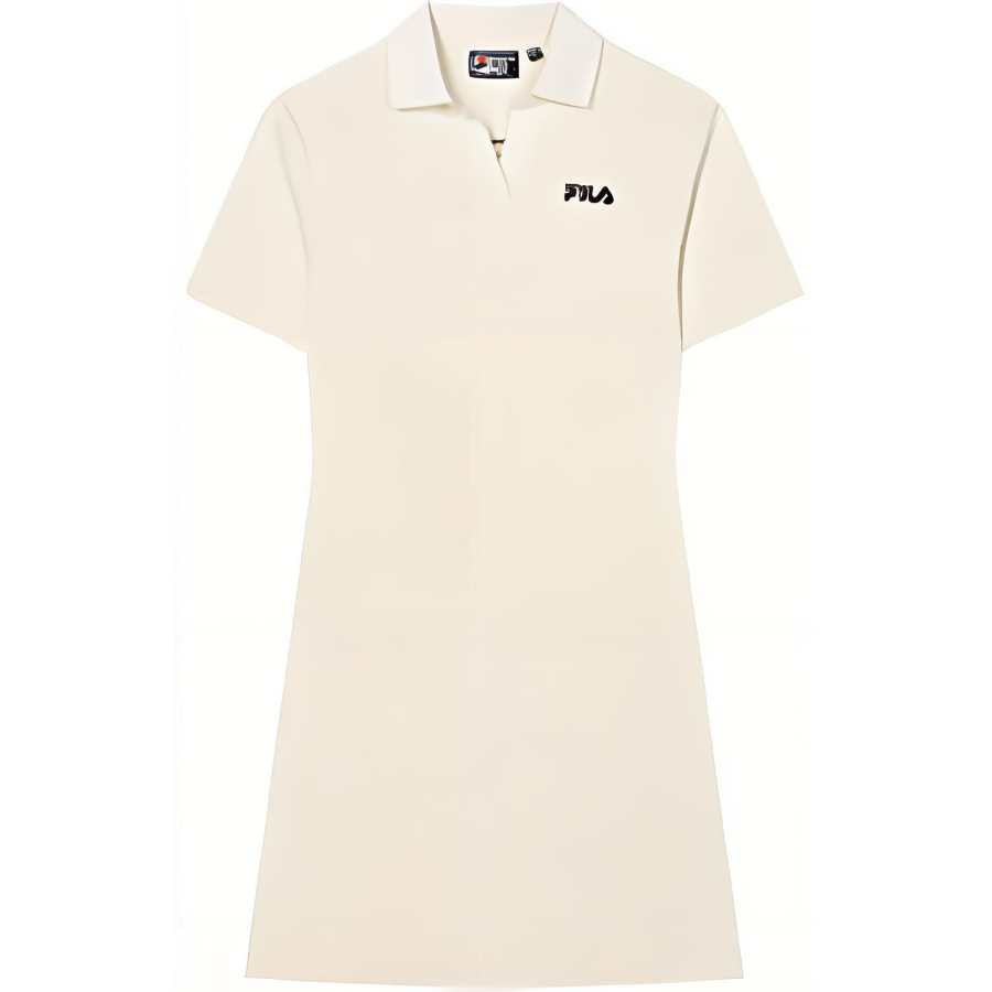 FILA Heritage SSS24 Short Sleeved Dress Women's Arisa White