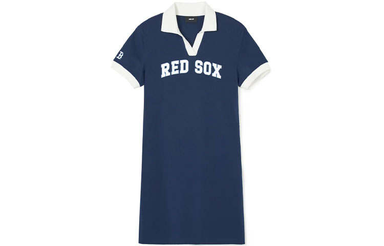 MLB Short Sleeved Dress Women's Marine Blue