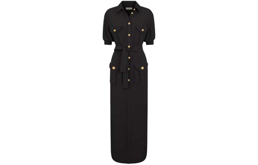 Blazé Milano SS24 Short Sleeved Dress Women's Black
