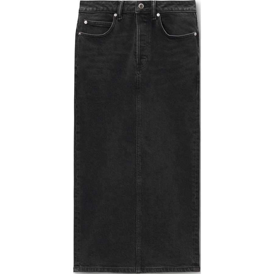 Alexander Wang low-rise denim midi skirt