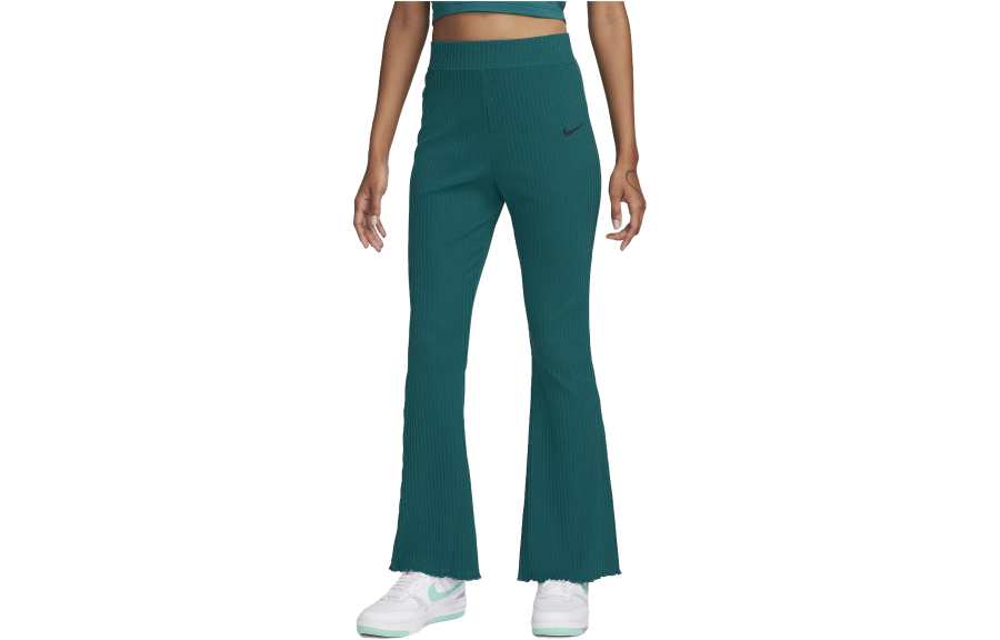 Nike Nike Knitted Sweatpants Women's Earthy Blue Moderate Wide Leg Pants