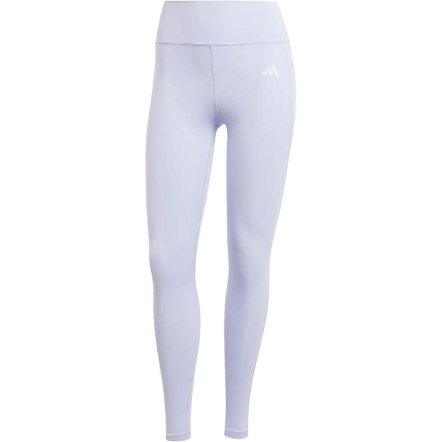 Adidas Adidas Women's Optime Essentials Stash Pocket Full Length Leggings Violet Tone/White