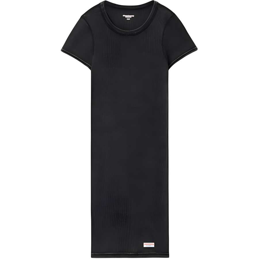 Alexander Wang Bodywear FW24 Short Sleeved Dress Women's Washed Black