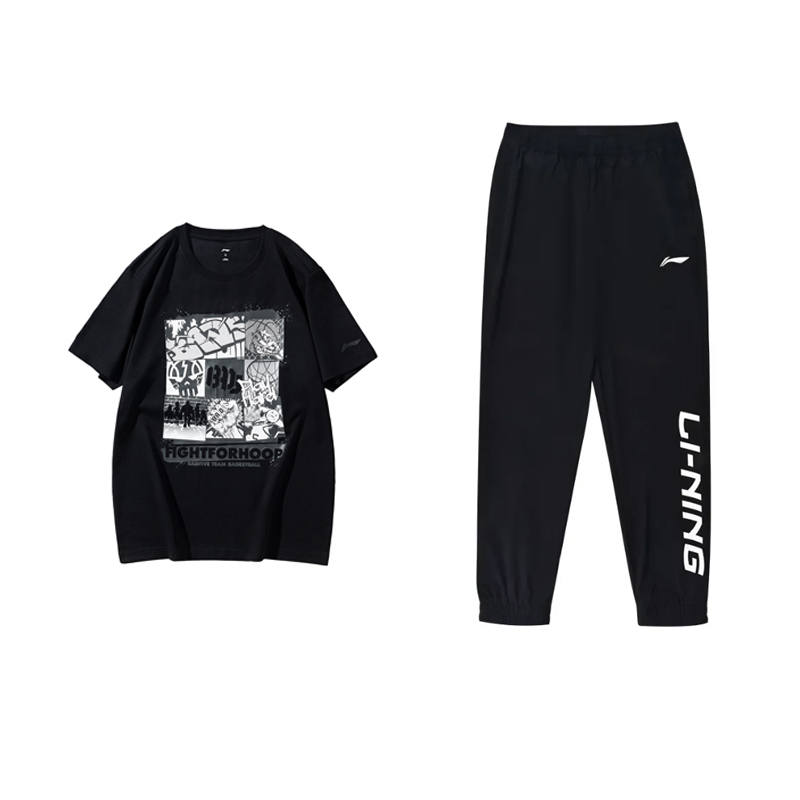 Li-Ning Li Ning Basketball Collection Casual Sportswear Unisex Black