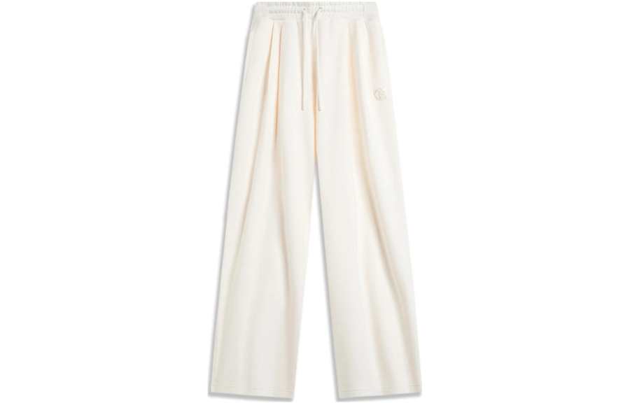 Li-Ning Li Ning x LEAGUE OF LEGENDS Sports Life Collection Knitted Sweatpants Women's Ecru