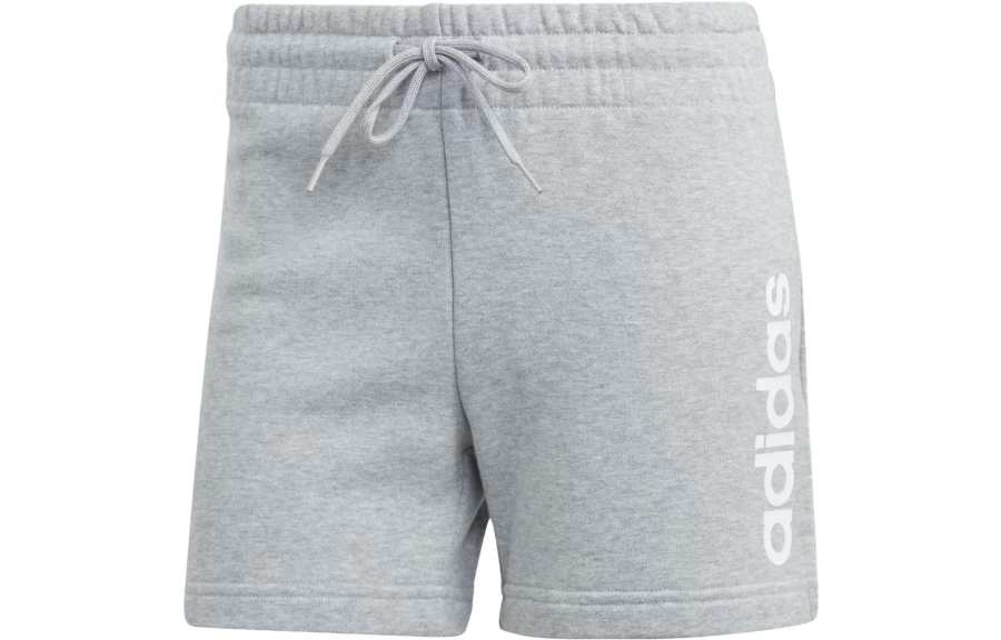 Adidas Adidas Essential Essentials Linear French Terry Shorts Casual Shorts Women's Gray
