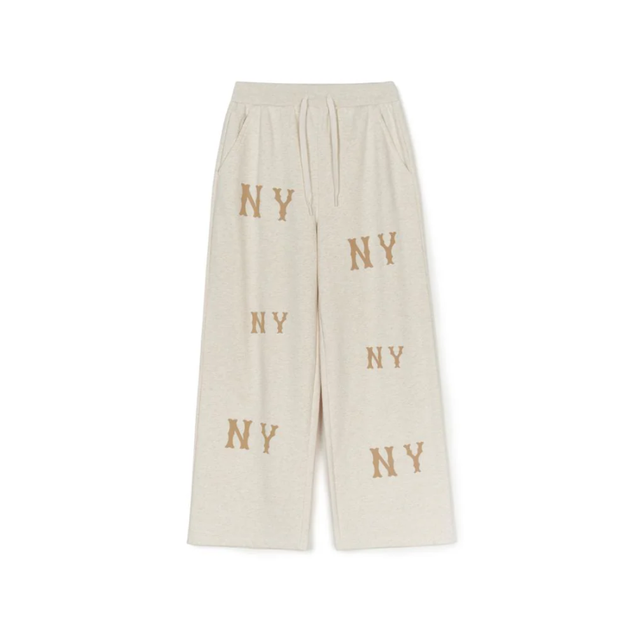 MLB New York Yankees Casual Pants Women's Ecru