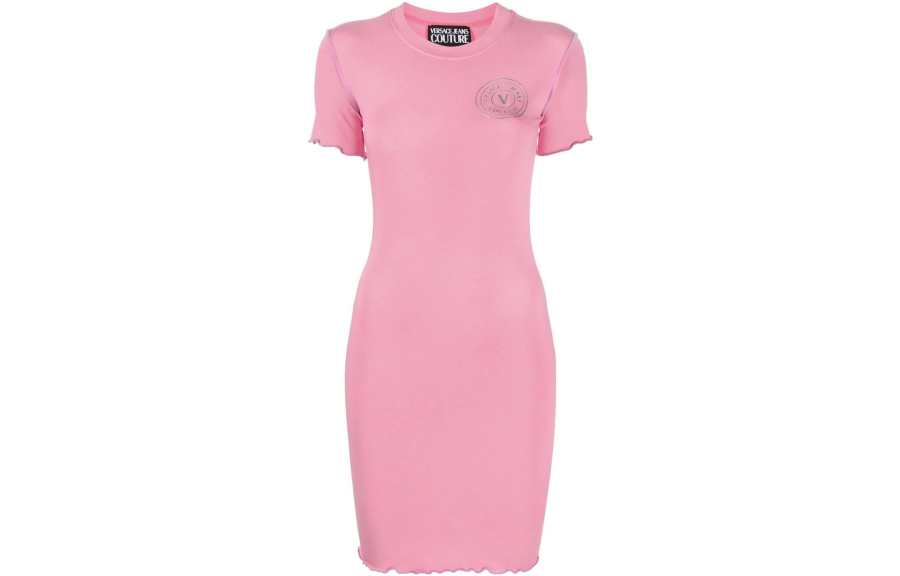 Versace Jeans Couture logo-print day dress