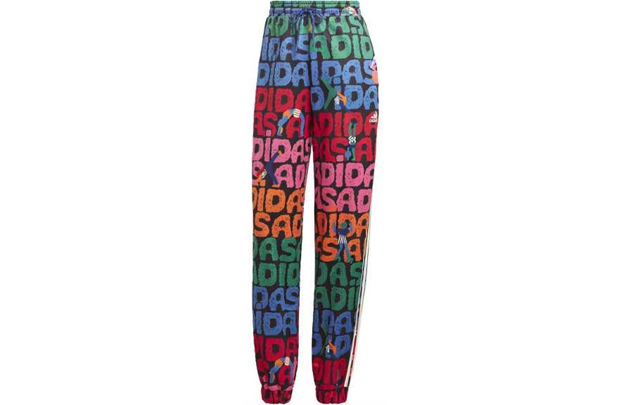 Adidas Adidas x FARM RIO Joggers Knitted Sweatpants Women's Black