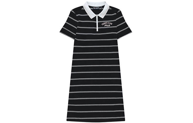 FILA FUSION Short Sleeved Dress Women's Pitch Black