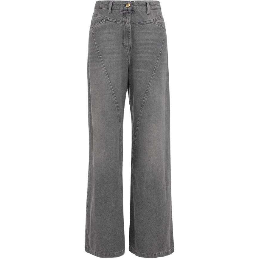 Elisabetta Franchi High Waisted Wide-Leg Jeans