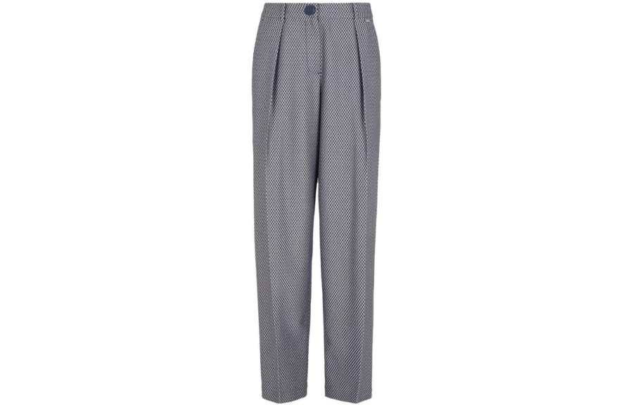 ARMANI EXCHANGE 【Previous Season】grid-pattern tailored trousers