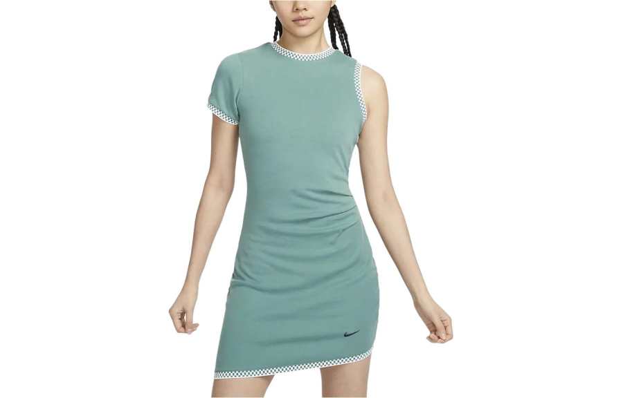 Nike Nike Sportswear Collection Short Sleeved Dress Women's Coastal Blue