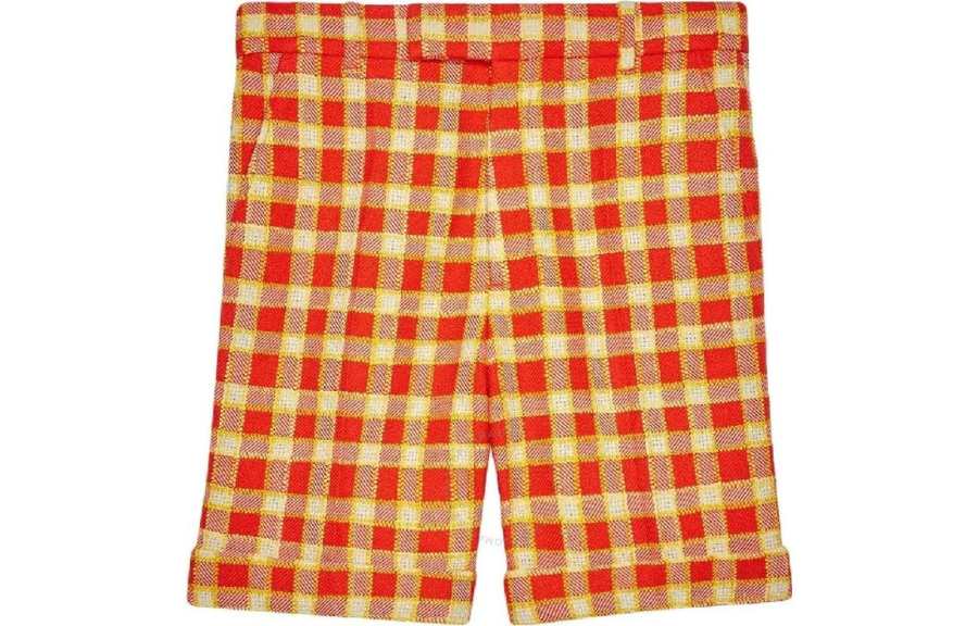 GUCCI Casual Shorts Women's Orange Moderate