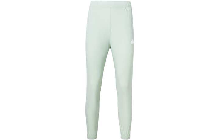 Adidas Adidas Knitted Sweatpants Women's Linen Green Moderate Cuffed Pants